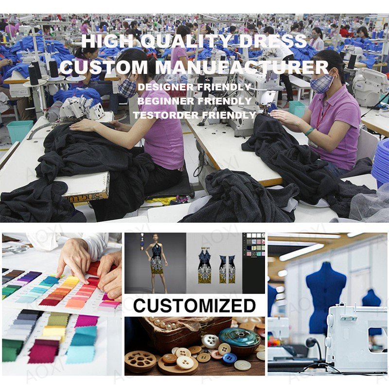 Verified Suppliers Women Customs Clothes Manufacturers Casual Dresses Apparel Factory Small MOQ Custom Made Clothing