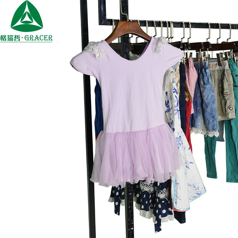 Yiwu used clothes baby girl clothes summer second hand clothes per bale