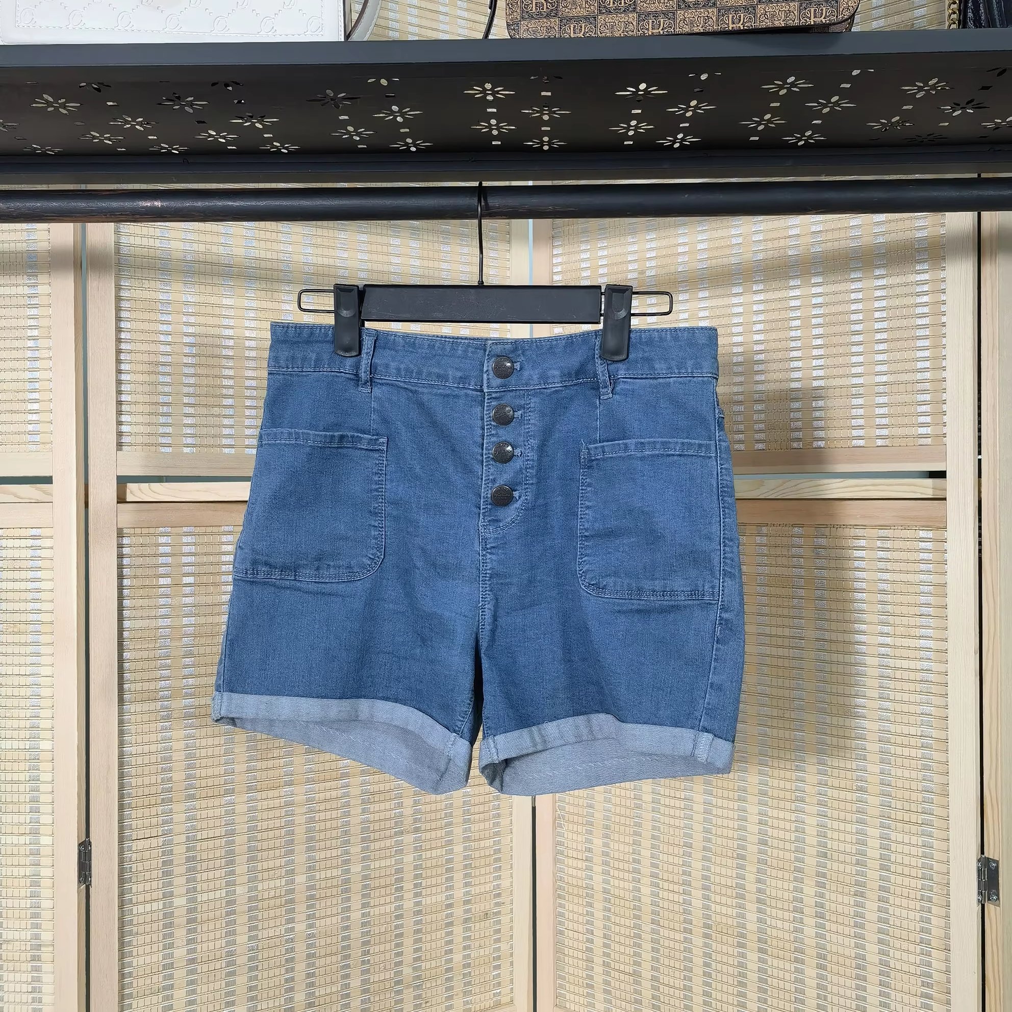 Wholesale High Quality Casual And Comfortable Fashion Used Light-colored Denim Shorts Second Hand Clothes