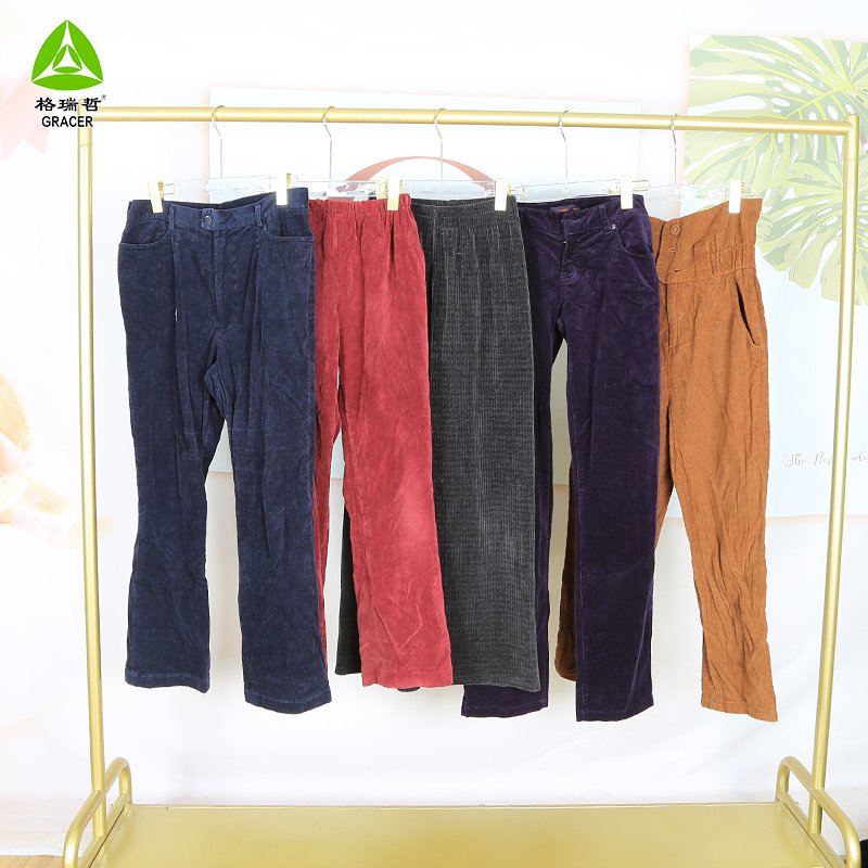 Ukay Ukay Bale Thrift Store Used Clothes Branded Mixed Sizes Skinny Corduroy Pants Second Hand Clothing Vintage Bale