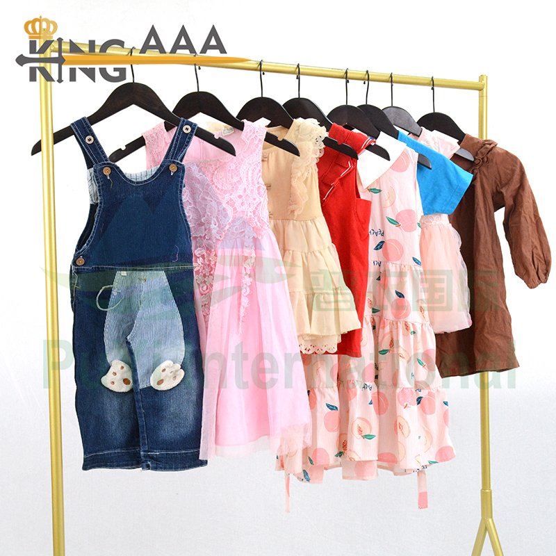 Cotton Children Summer Wear Summer Baby Kids Used Clothes Second Hand clothing Casual Short Sleeved bales for Kids