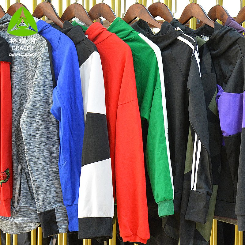 Hoodie Clothes Used Mixed Men Ladies Winter Jacket Adults Casual Wear Hoody Winter Used Clothes Womenworsted Coat Second Hand
