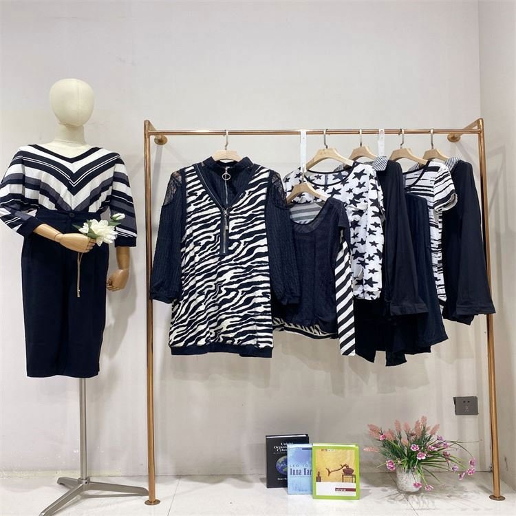 Cut Label Used Discount Women's Clothing Stock Clearance Workplace solid color women's clothing bulk sales
