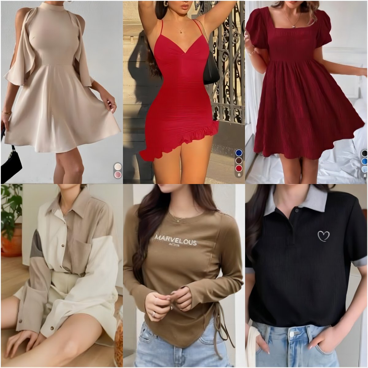 Wholesale dress Apparel stock women Mixed Low Price Fashion Casual Top Swimsuit Skirts Clothes womens dresses