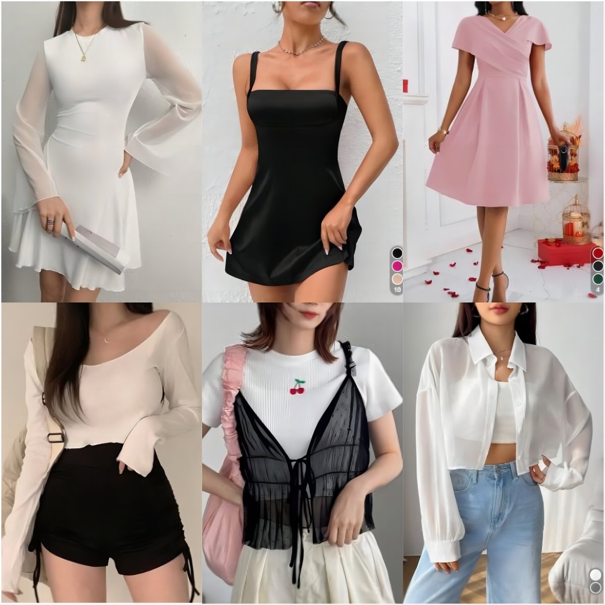 Wholesale dress Apparel stock women Mixed Low Price Fashion Casual Top Swimsuit Skirts Clothes womens dresses