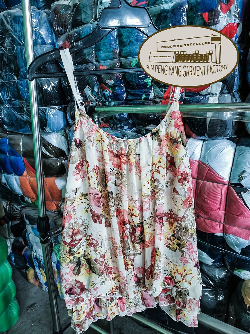 Second Hands dresses Bulk Lady Maxi Dress Second Hand Clothing Bales Used Clothes