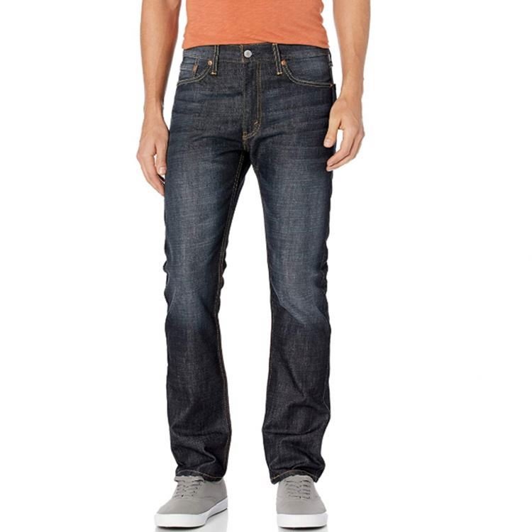 cut label denim second-hand jeans stock lot big big size loose fashion design hombre used jeans