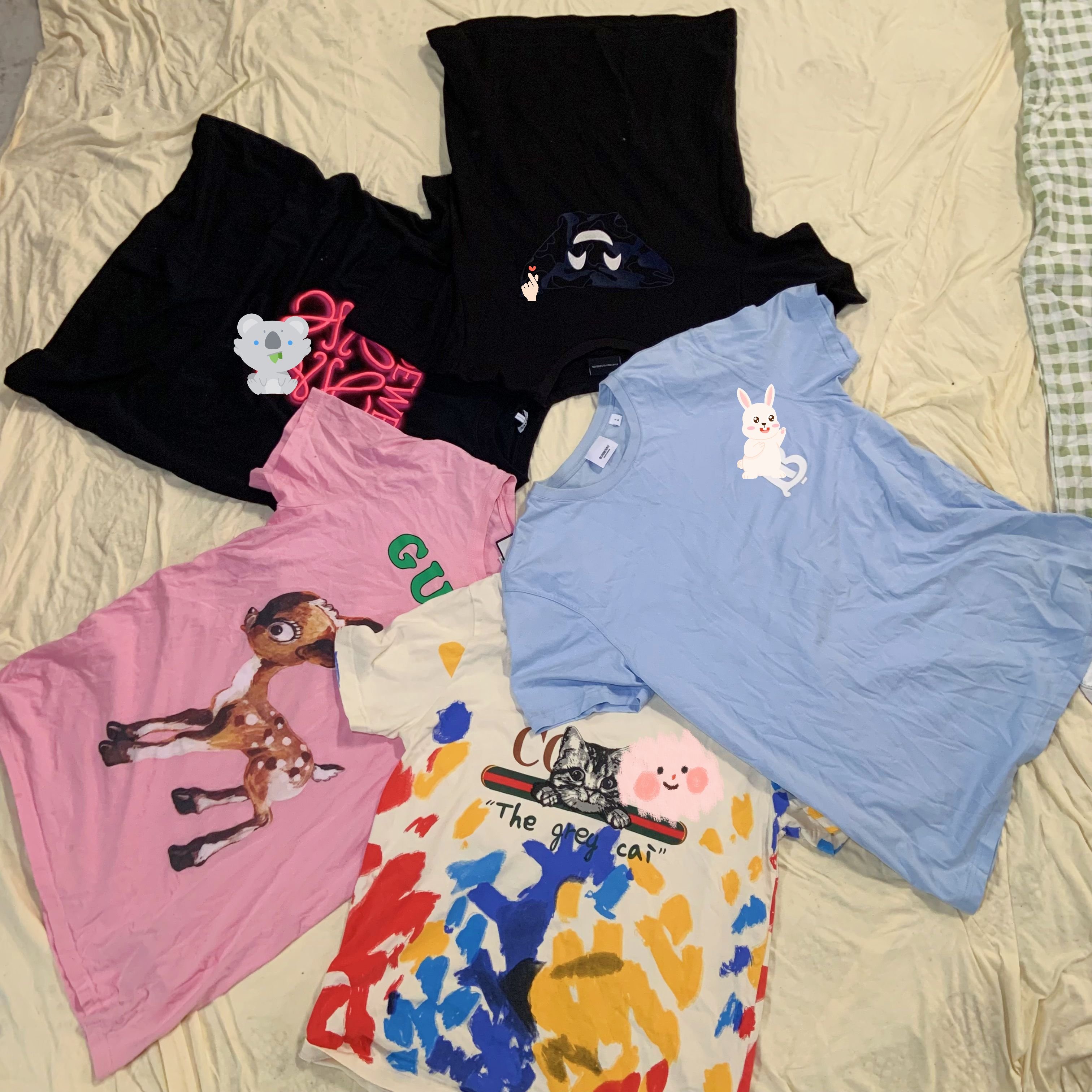 Used brand cloth luxury summer T-shirt wholesale second hand clothes mixed bales for men and women cheap price