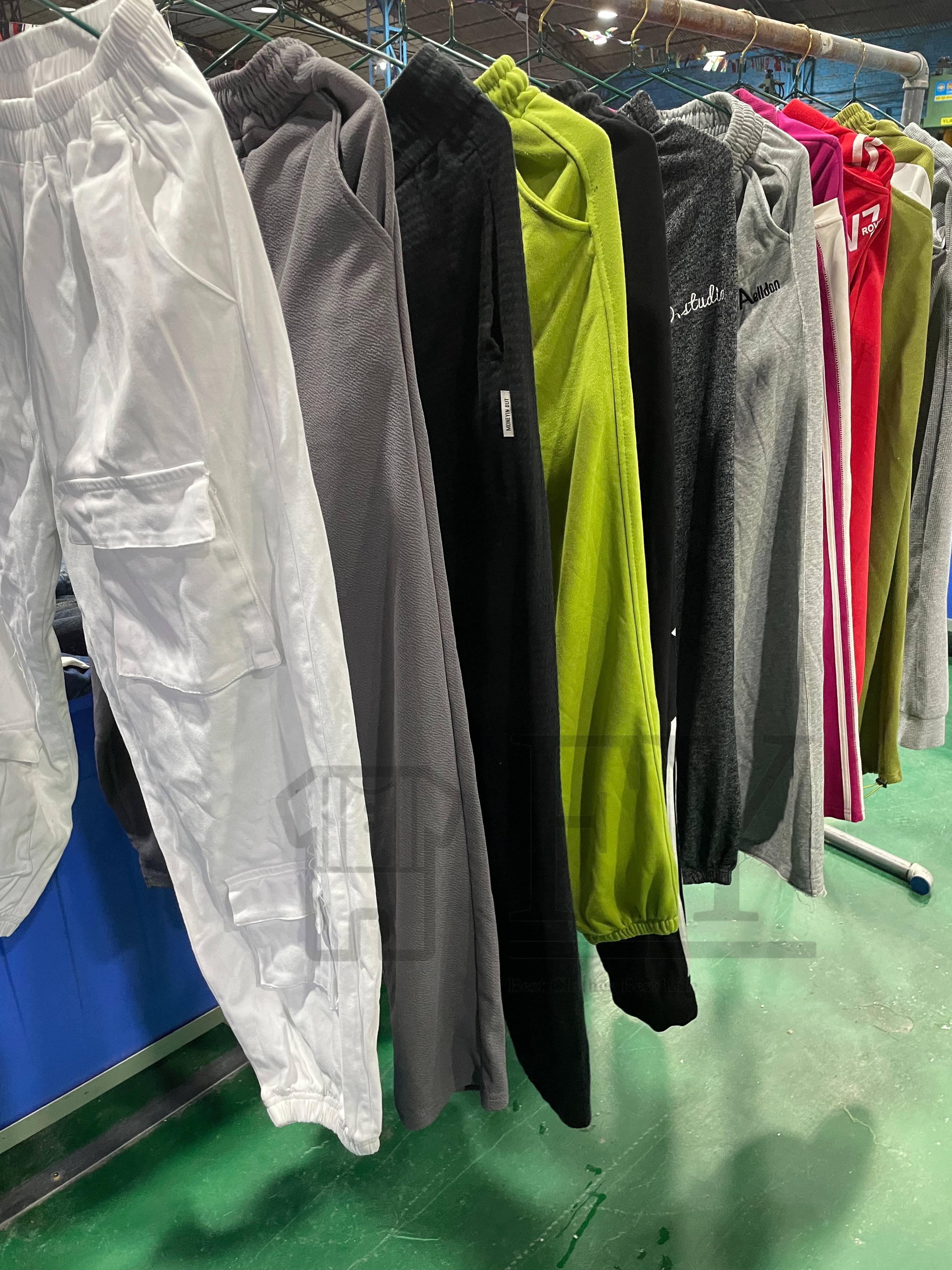 FengYang Used Clothes Women Casual Pants for Bales Children Adult Women Men Sort A/b Factory Outlet