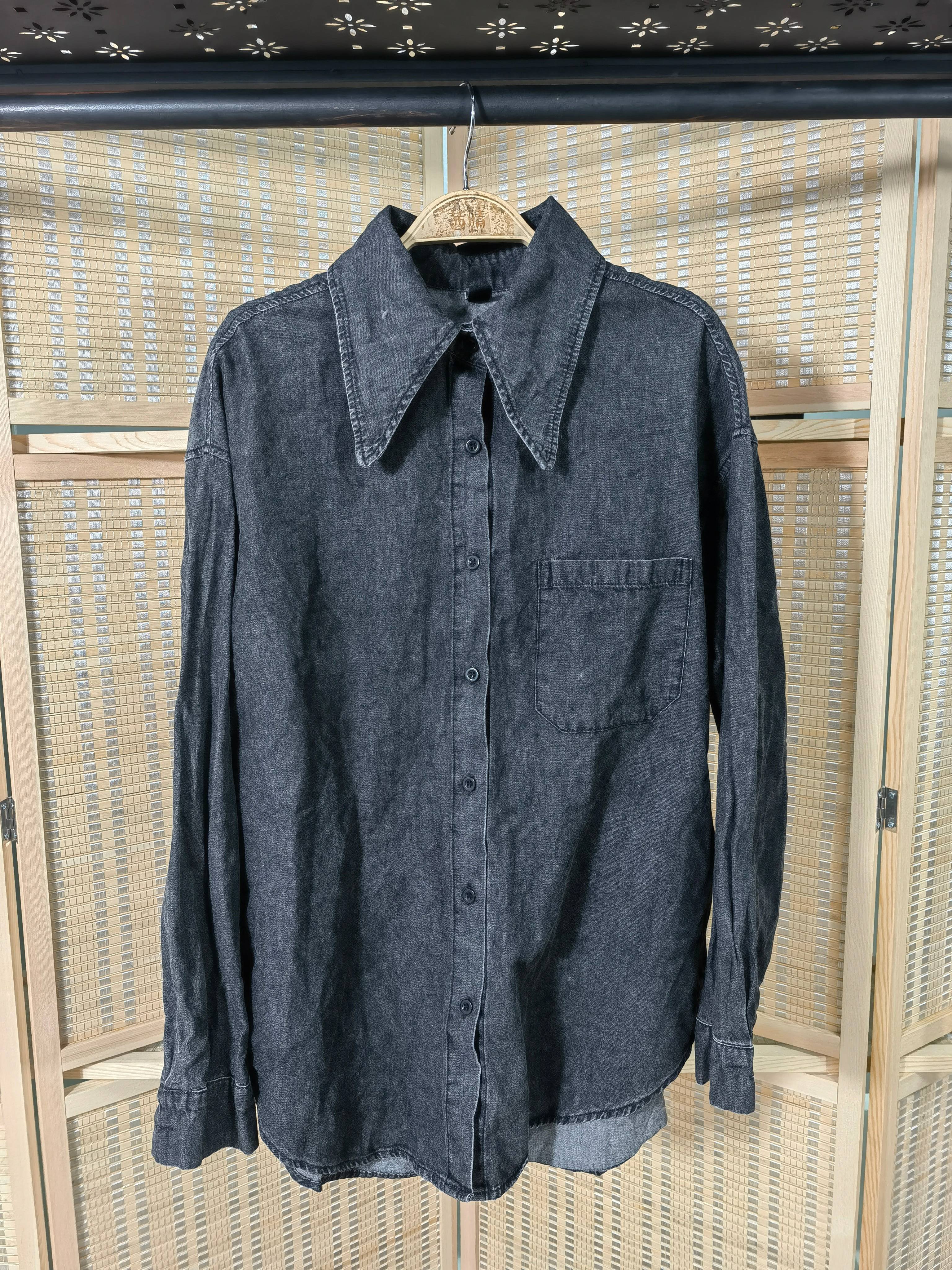 Wholesale High Quality New Arrival Fashion Casual Second Hand Denim Shirt Used Clothes