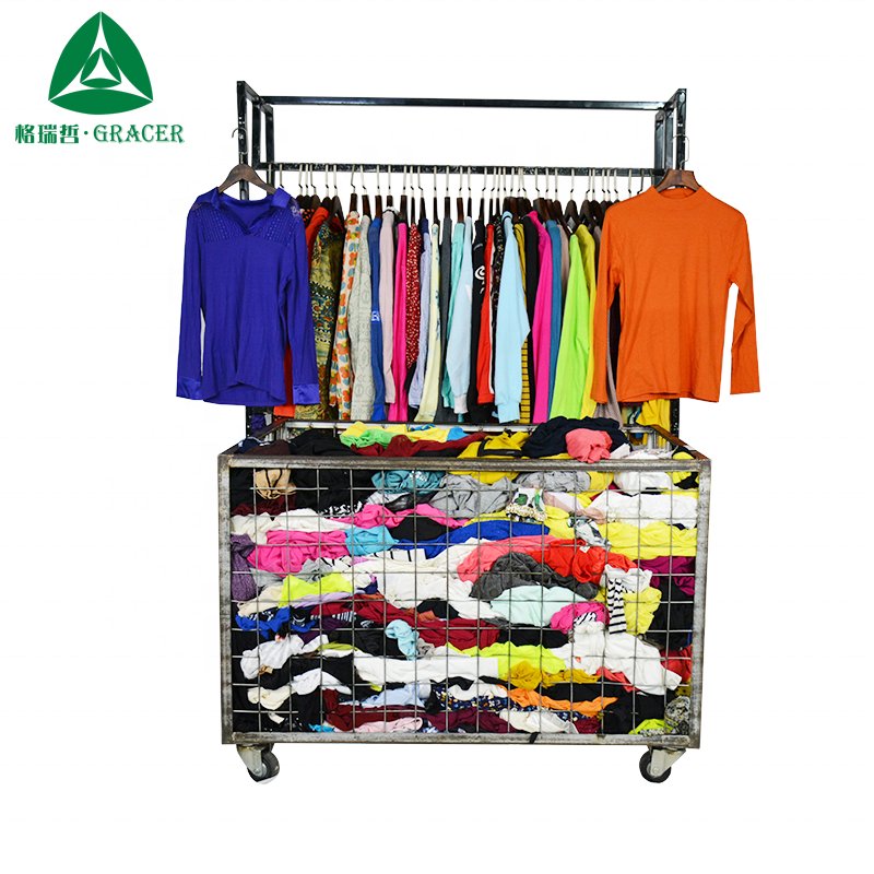 Thrift Store Clothing Wholesale T-Shirts Second Hand Short Sleeve Bulk Used Clothes Ukay Ukay Bale