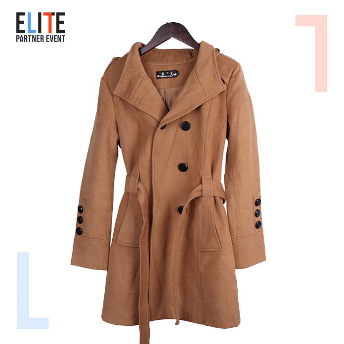 Good Quality Europe Used Clothes Long Worsted Coat Used Brand Clothes For Woman