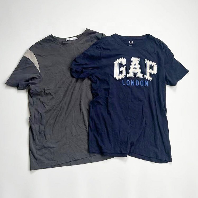 Promotional low price bales mixed sorted second hand women dress men t shirt used clothing summer