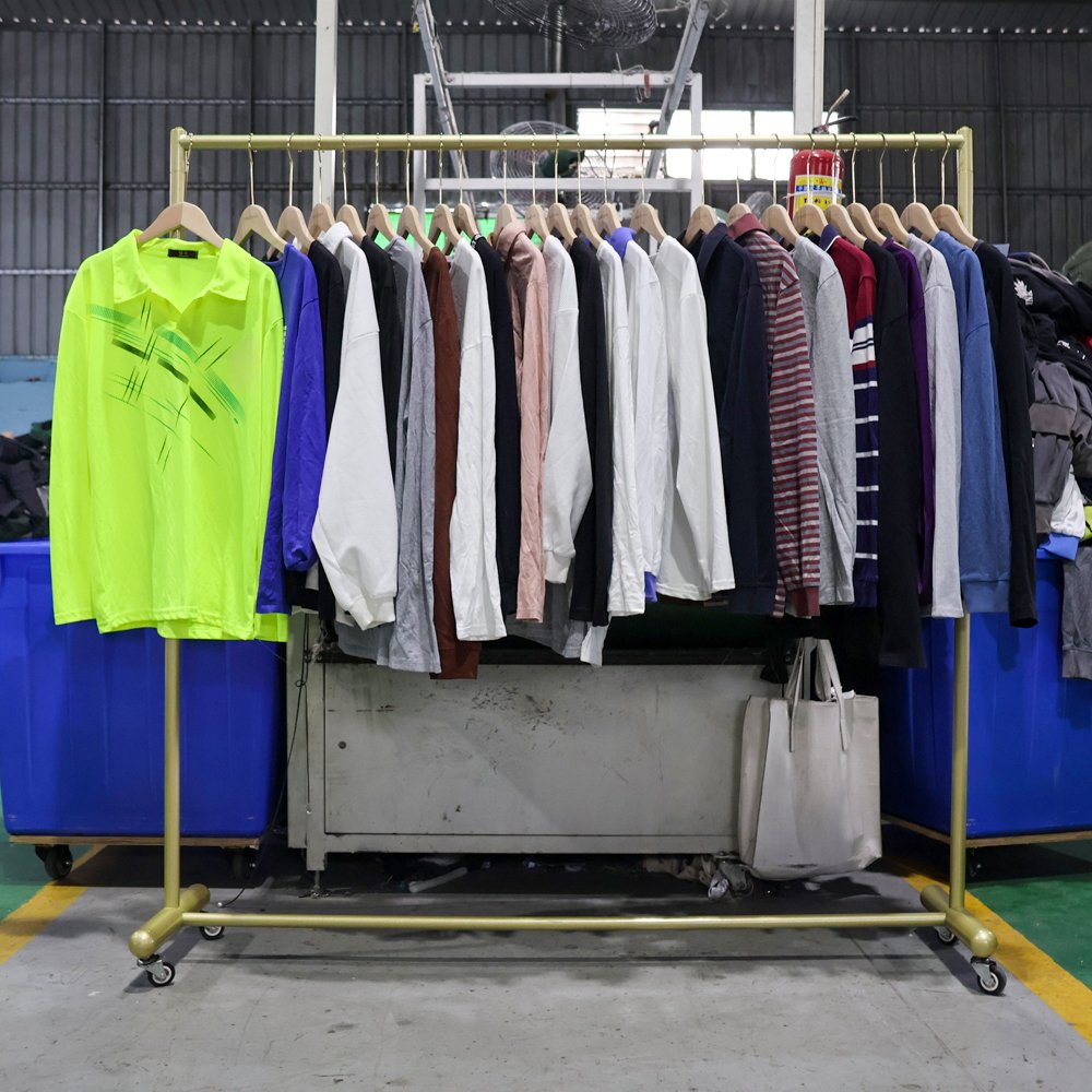 Premium Men's Long T-Shirt High Quality Second Hand Summer Top Mixed Bale Trendy Vintage Used Clothes for Adults