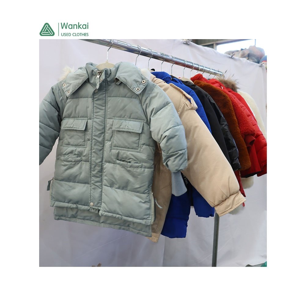 CwanCkai Wholesale Strictly Selected Used Winter Clothes For Kids, Hot Sales Ukay Ukay Bales Children Second Hand Coats