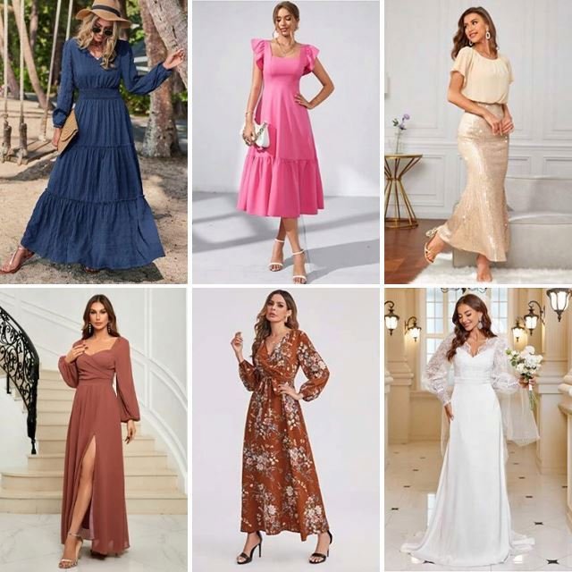 Wholesale of high-end cotton dresses for women's second-hand mixed size clothing inventory