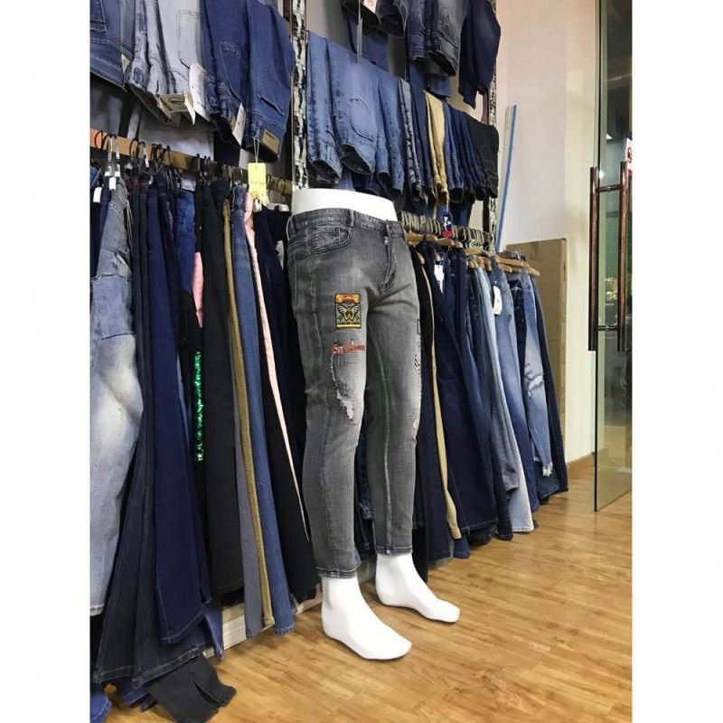 Wholesale 2020 China Factory New Jeans Men's Printed Jeans stocklots