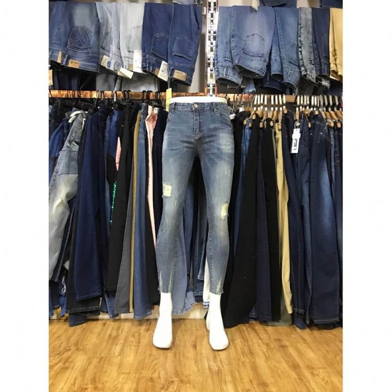Wholesale 2020 China Factory New Jeans Men's Printed Jeans stocklots