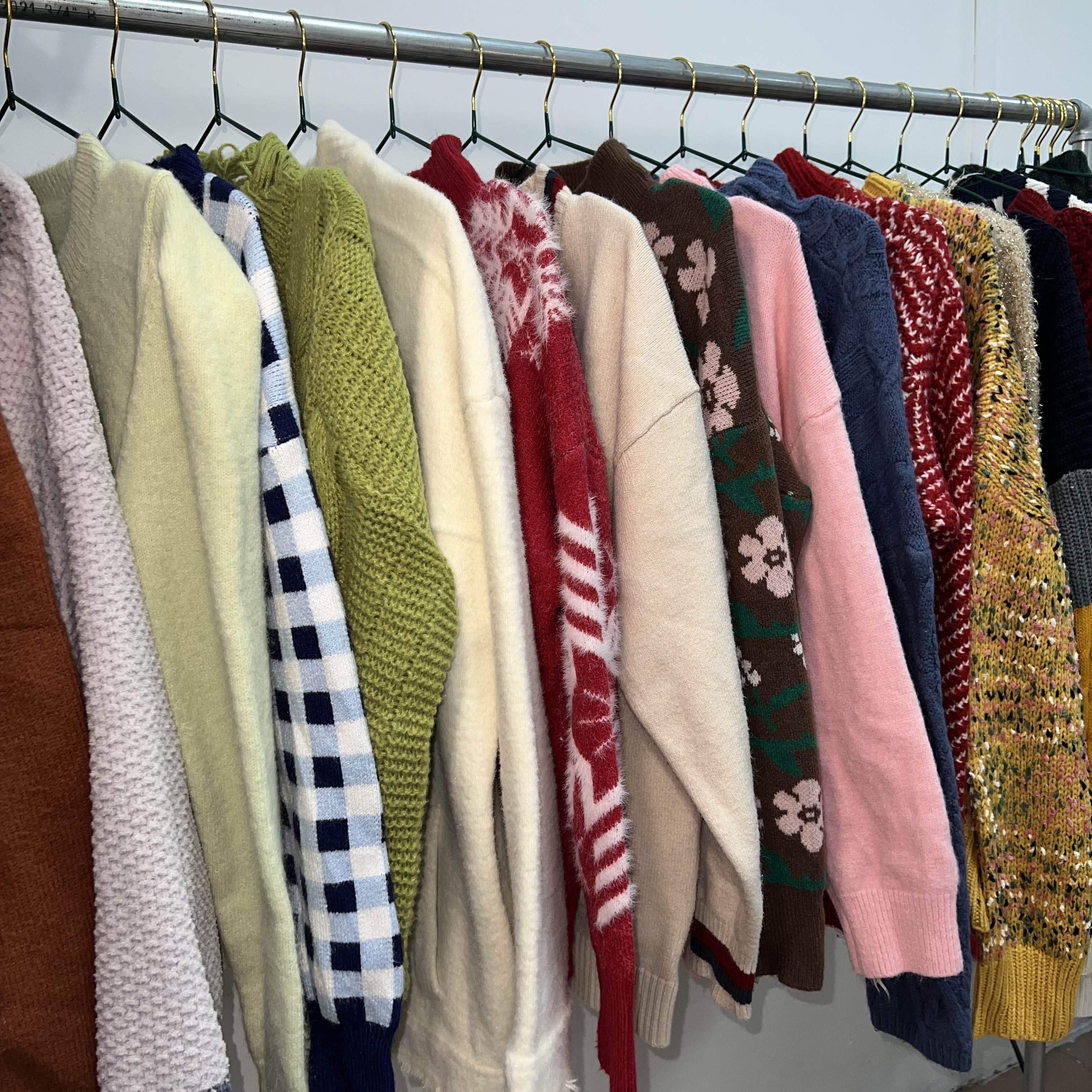 Wholesale of high-quality sweaters second-hand flawless sweaters used clothing bales