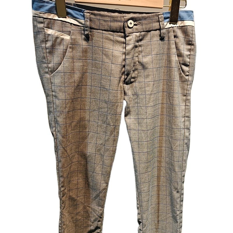 High Quality Second Hand Men's Cotton Pants Summer Casual Clothing-Cargo Pants Long Pants Bundle Used but Excellent Condition