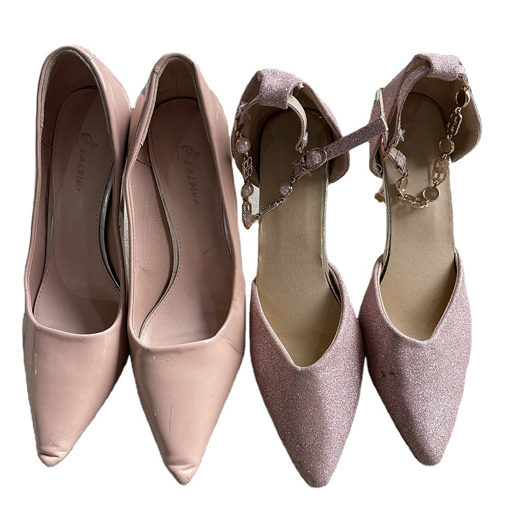 second hand original high heel used shoes bales women high heels used shoes for women