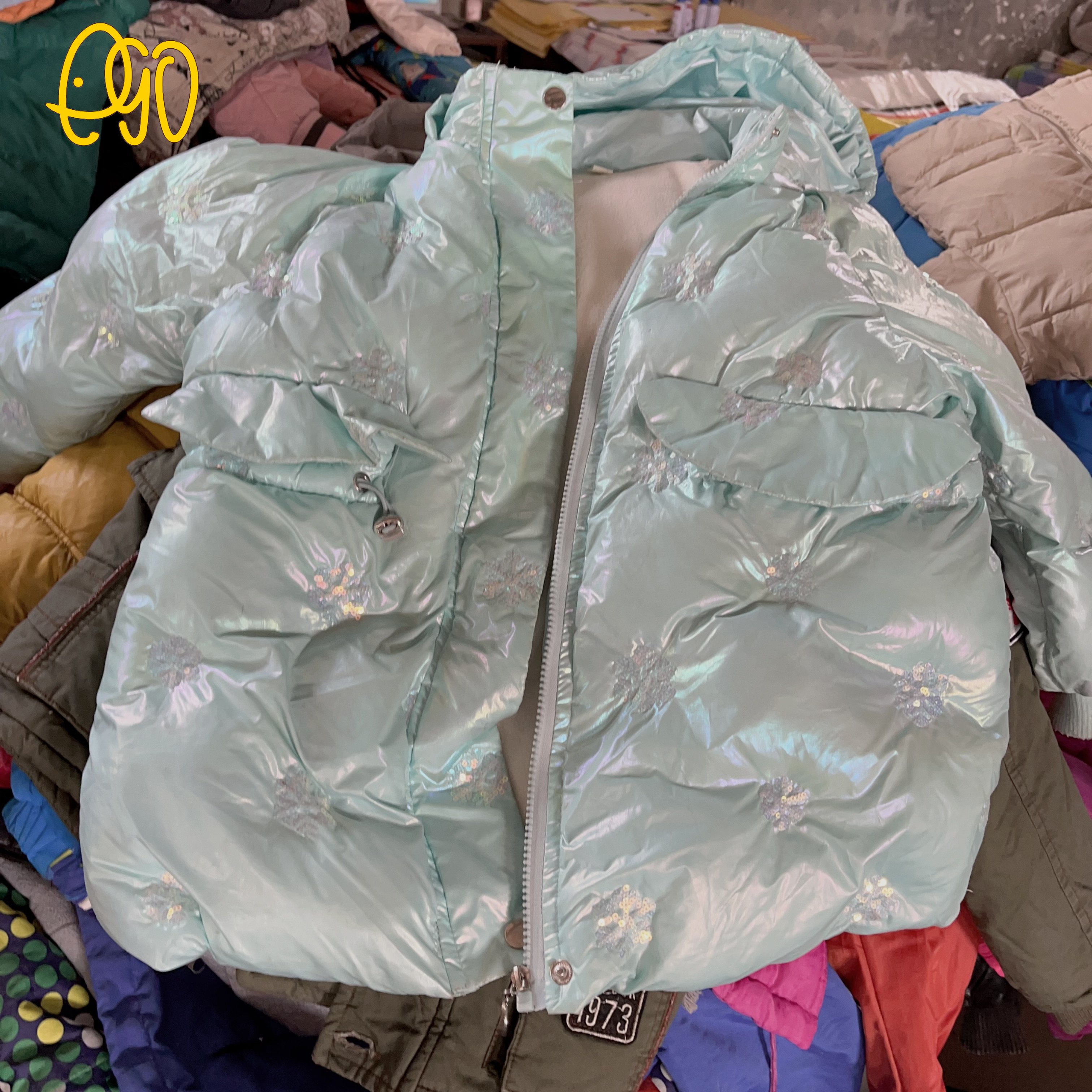 Imported Used Kids Clothes Supplier Second Hand Clothes Mixed Brand Children Winter Jacket