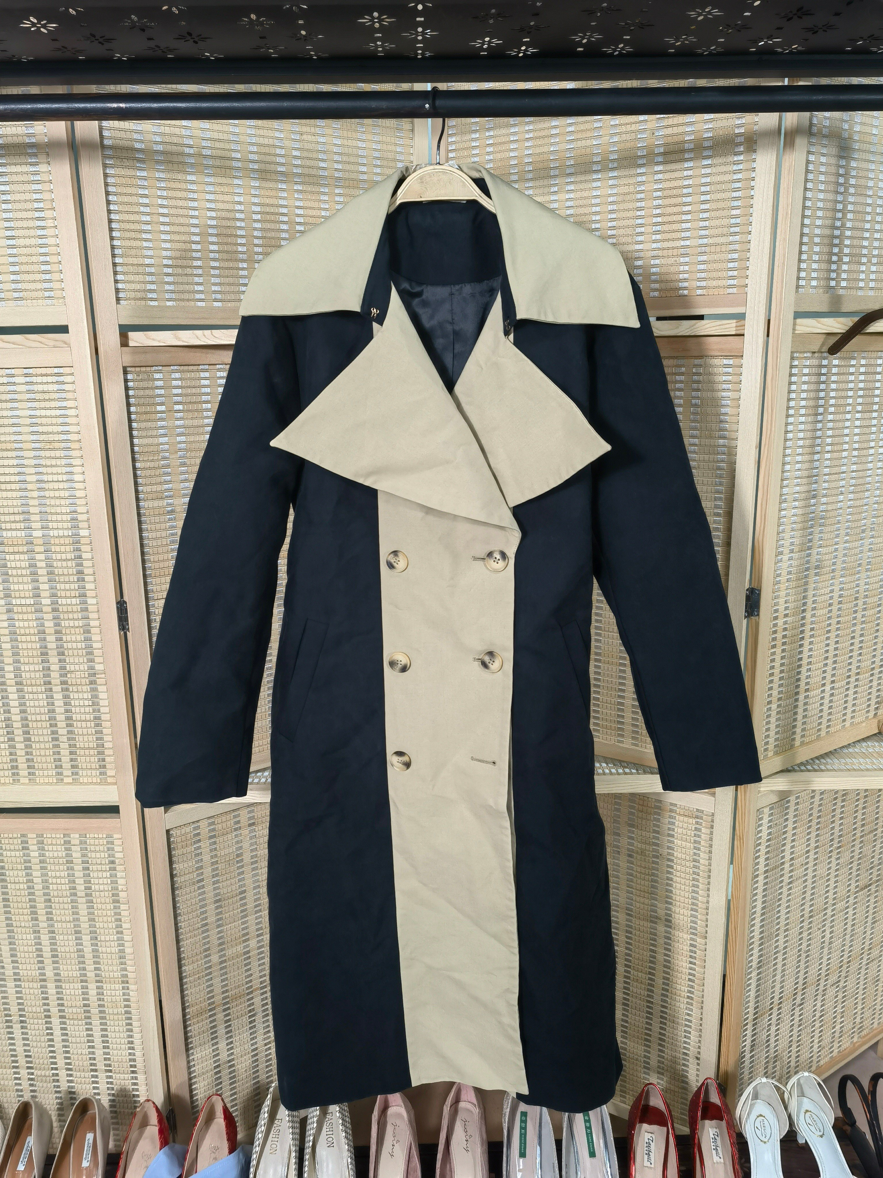 Wholesale High Quality Winter Minimalist Casual Second Hand Men's Trench Coat Used Clothes