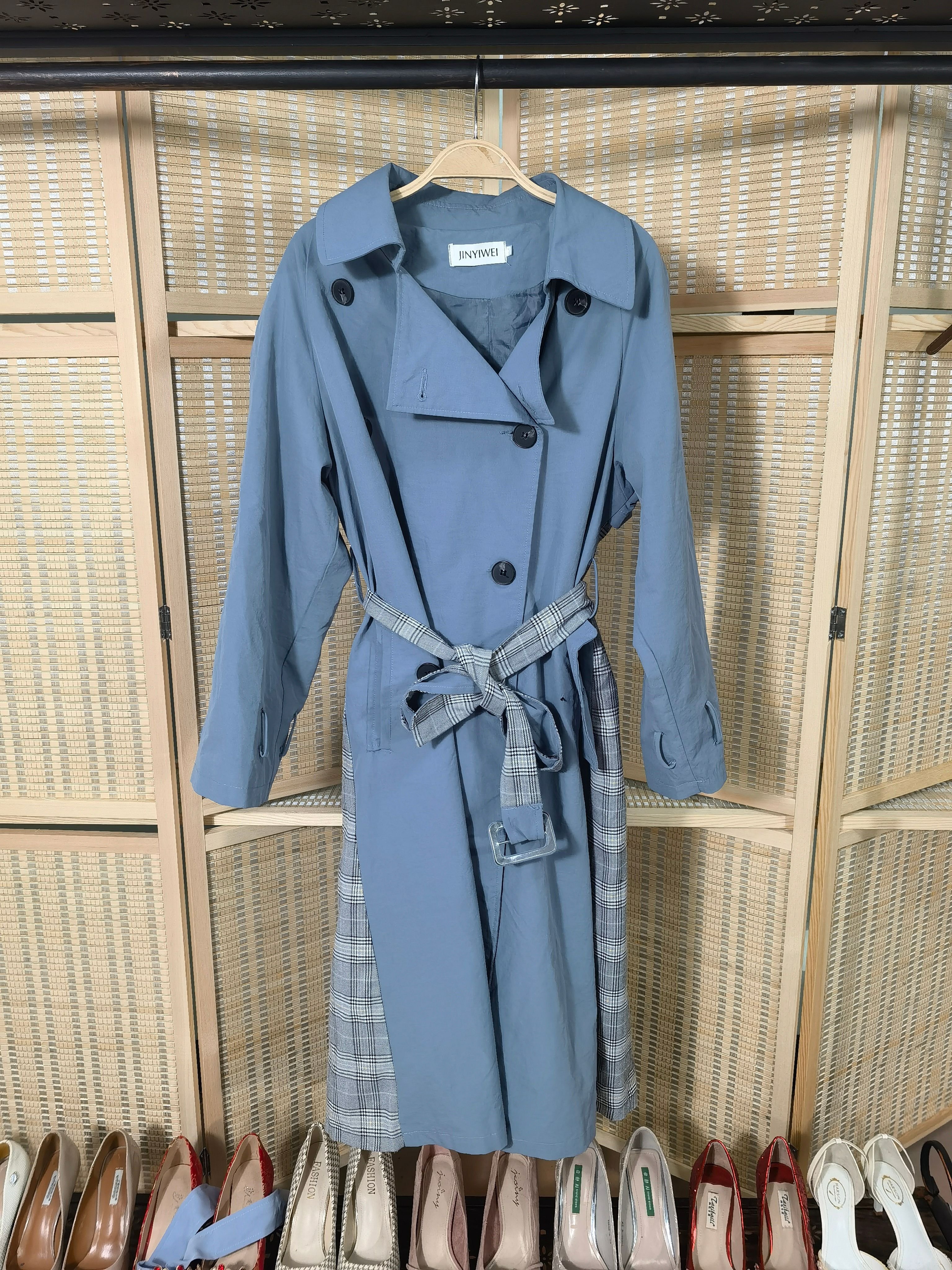Wholesale High Quality Winter Minimalist Casual Second Hand Men's Trench Coat Used Clothes