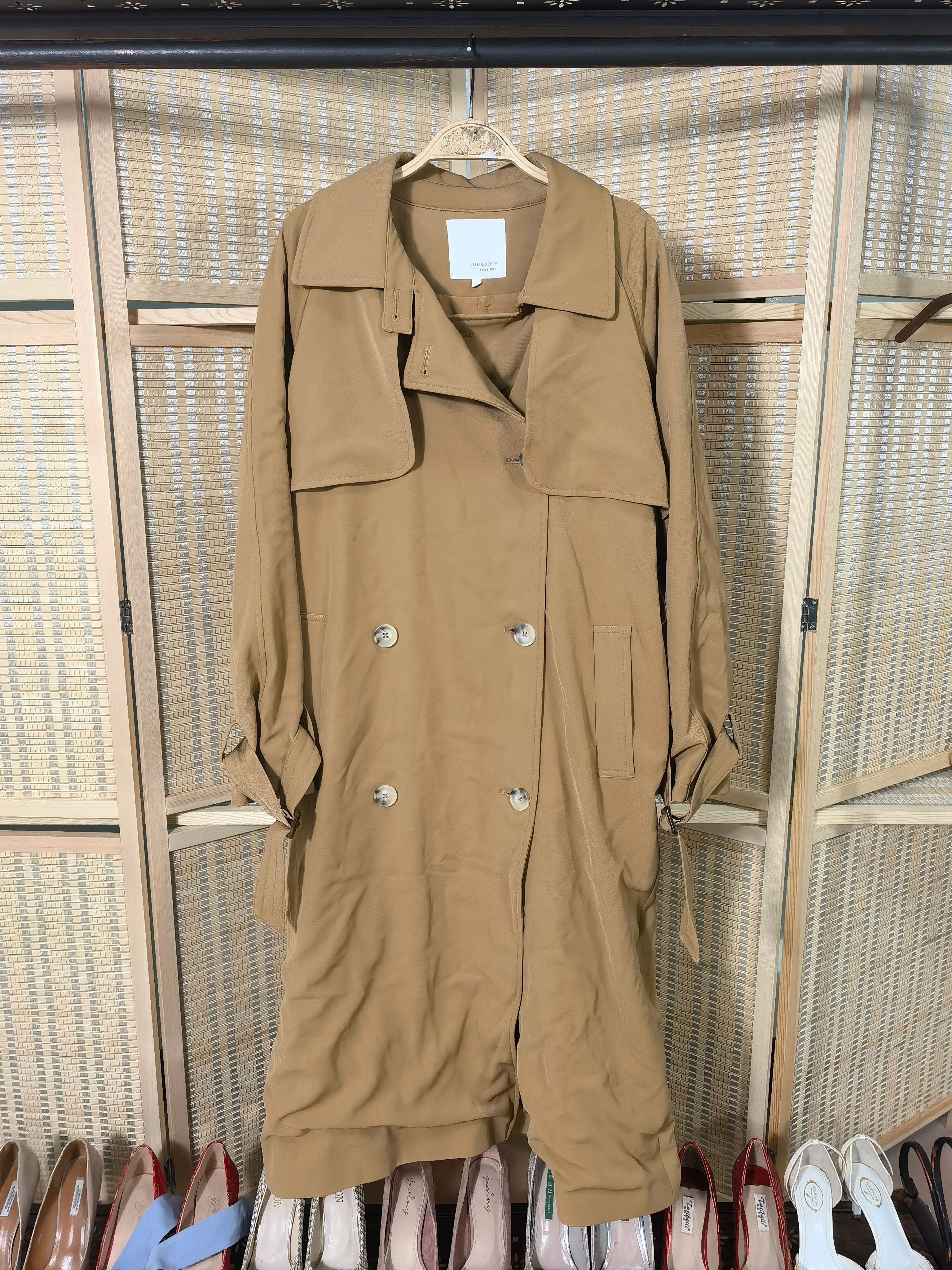 Wholesale High Quality Winter Minimalist Casual Second Hand Men's Trench Coat Used Clothes