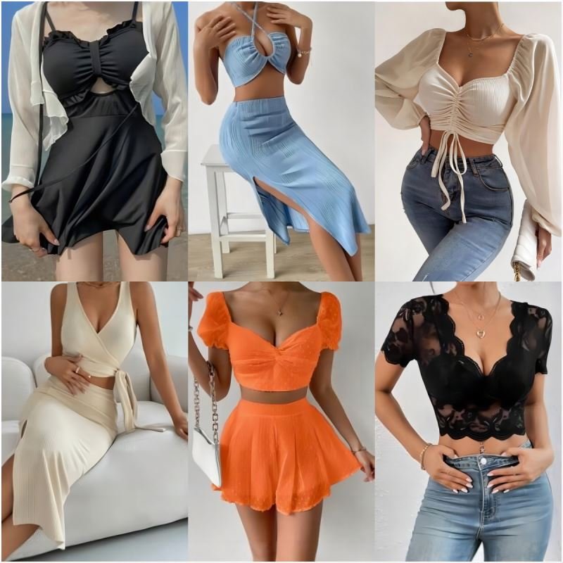 Wholesale 2024 Summer Clothes Casual Elegant Sexy Sleeveless Dresses Shirt Dress Stock For Women