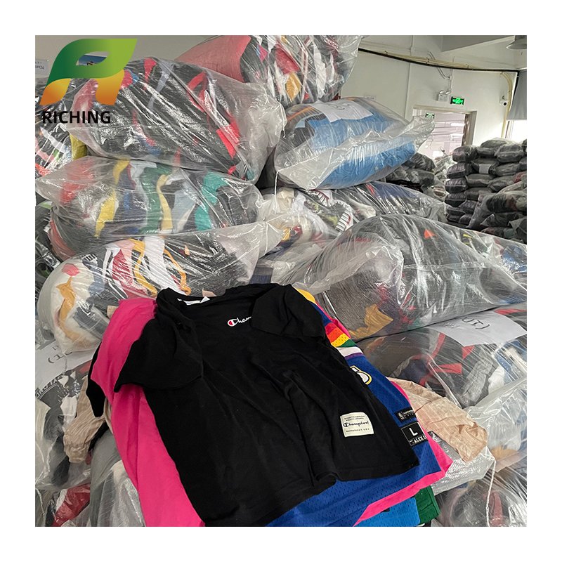 Uk Second Hand Winter Men Women Kids Dress T-shirts Used Clothes Bales For Adult and Children
