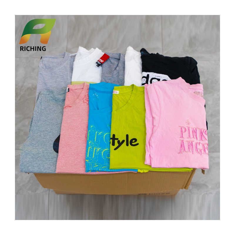 Uk Second Hand Winter Men Women Kids Dress T-shirts Used Clothes Bales For Adult and Children