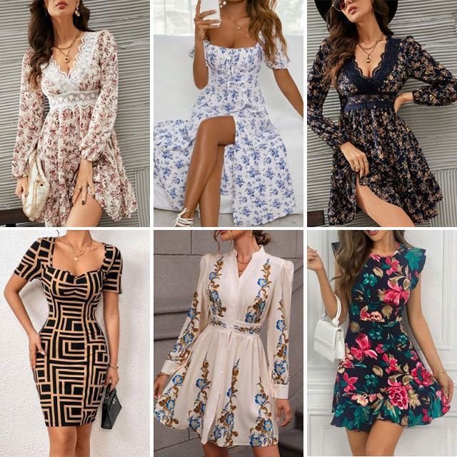 New trend suspender dress, women's off shoulder slim fit, slimming mid length skirt, mixed style