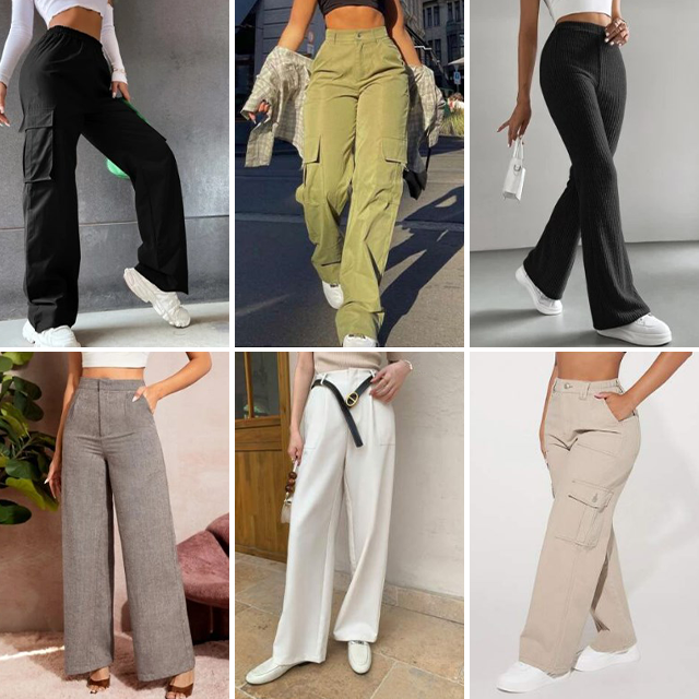 2024 hot selling women's casual elastic washed denim fashionable straight leg high waist slim fit jeans pants randomly shipped