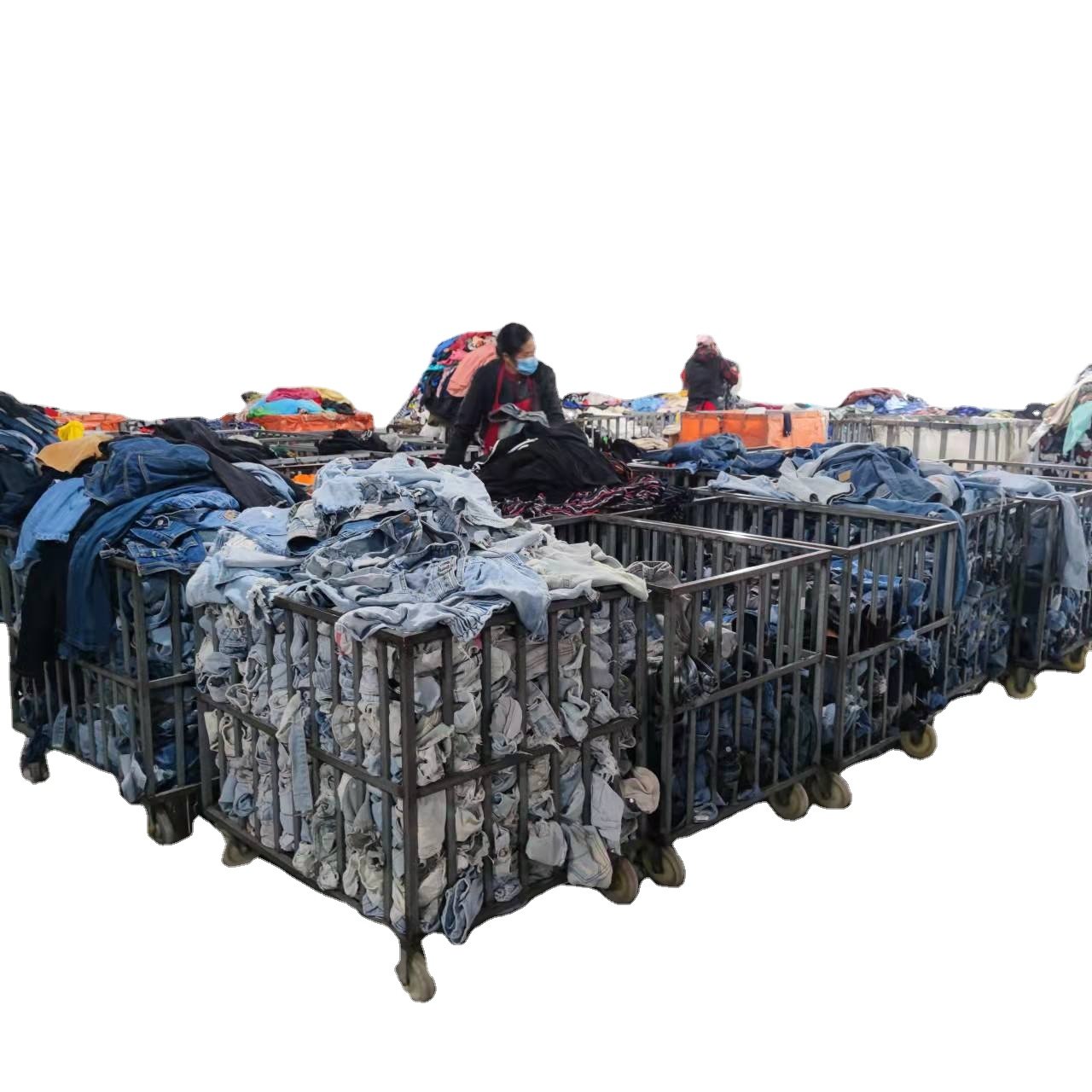 Korean ukay cheap used clothes bales thrift mixed ladies cotton T-shirt