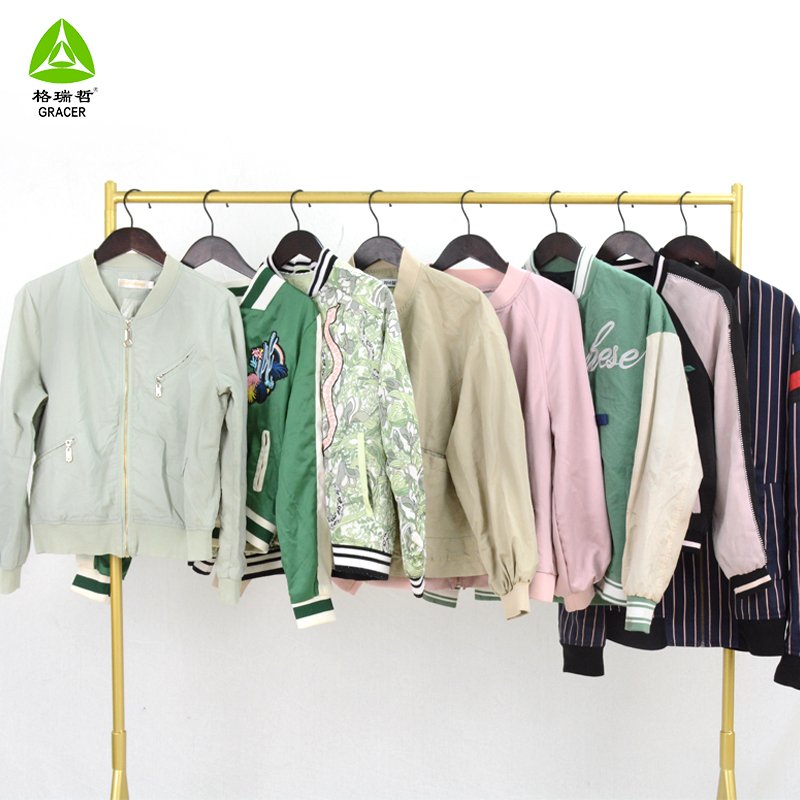 mix used preloved branded clothes baseball jacket thrift store clothing 1st choice wholesale