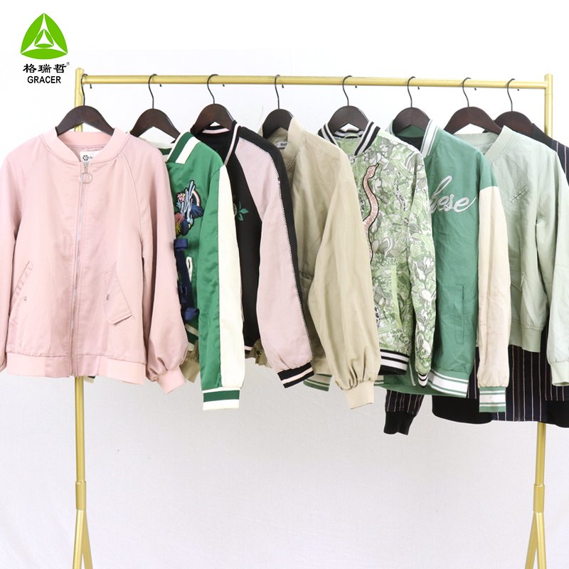 mix used preloved branded clothes baseball jacket thrift store clothing 1st choice wholesale