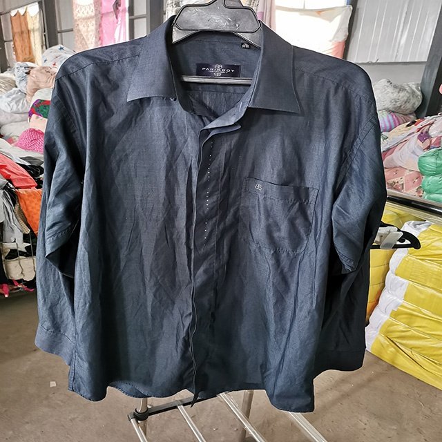 wholesale cheap second hand clothing Comfortable second hand men's shirt mixed used men's clothing