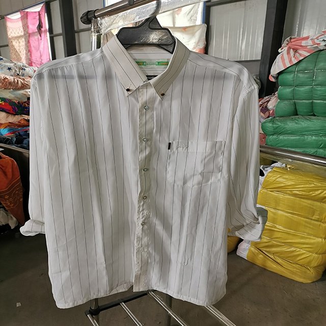 wholesale cheap second hand clothing Comfortable second hand men's shirt mixed used men's clothing