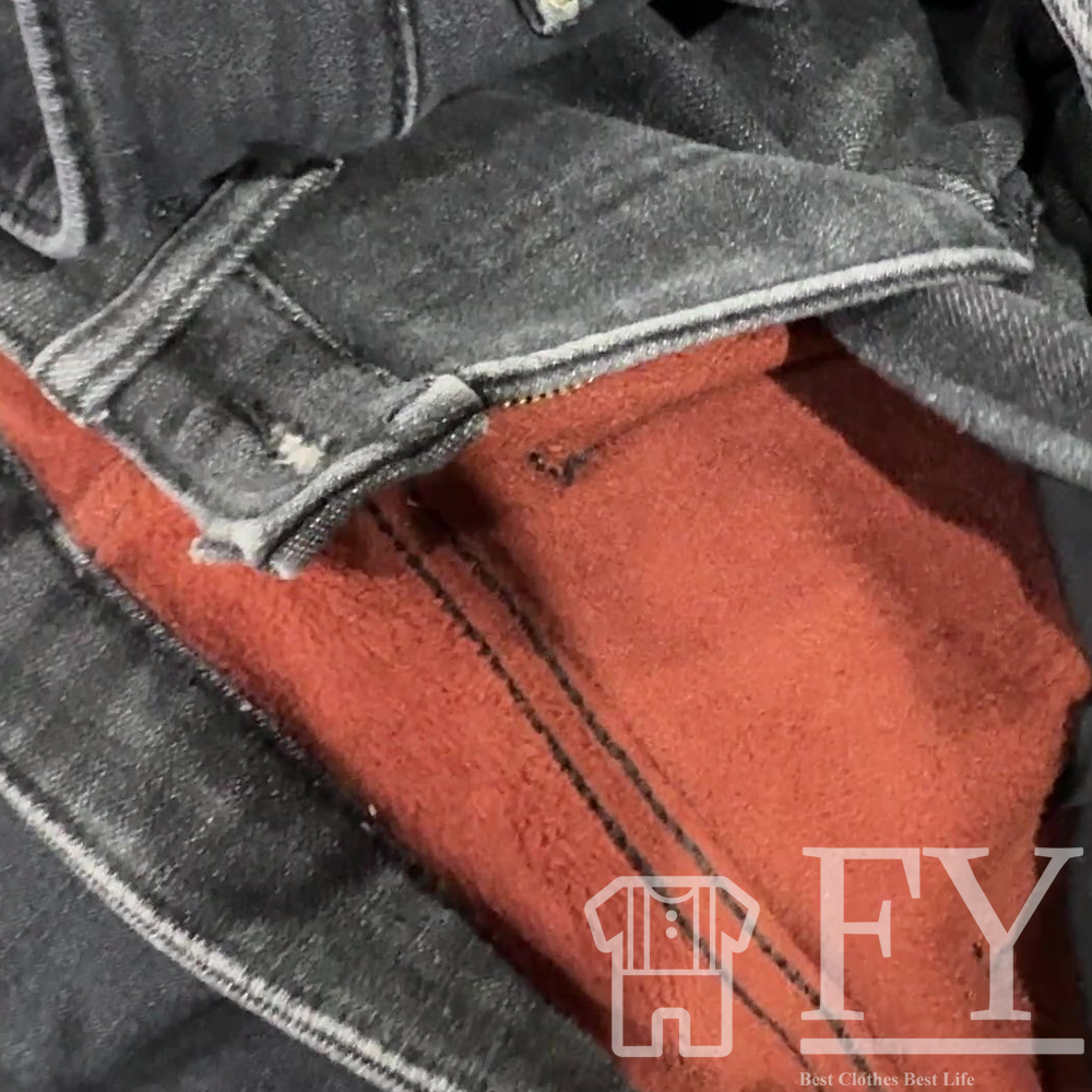 FengYang Used Clothes Bales Jeans with Fleece for Women Men Used Jeans for Adult Grade A Factory Outlet