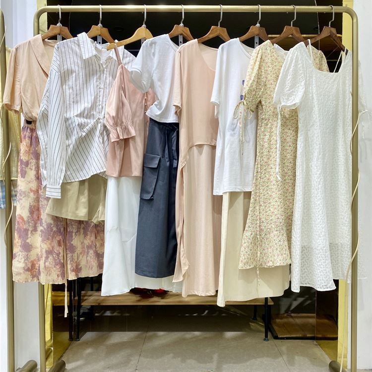 Second Hand Women's Dress Fashion Women's Miscellaneous Brands Discount Used Clothing Stock