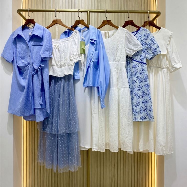 Second Hand Women's Dress Fashion Women's Miscellaneous Brands Discount Used Clothing Stock