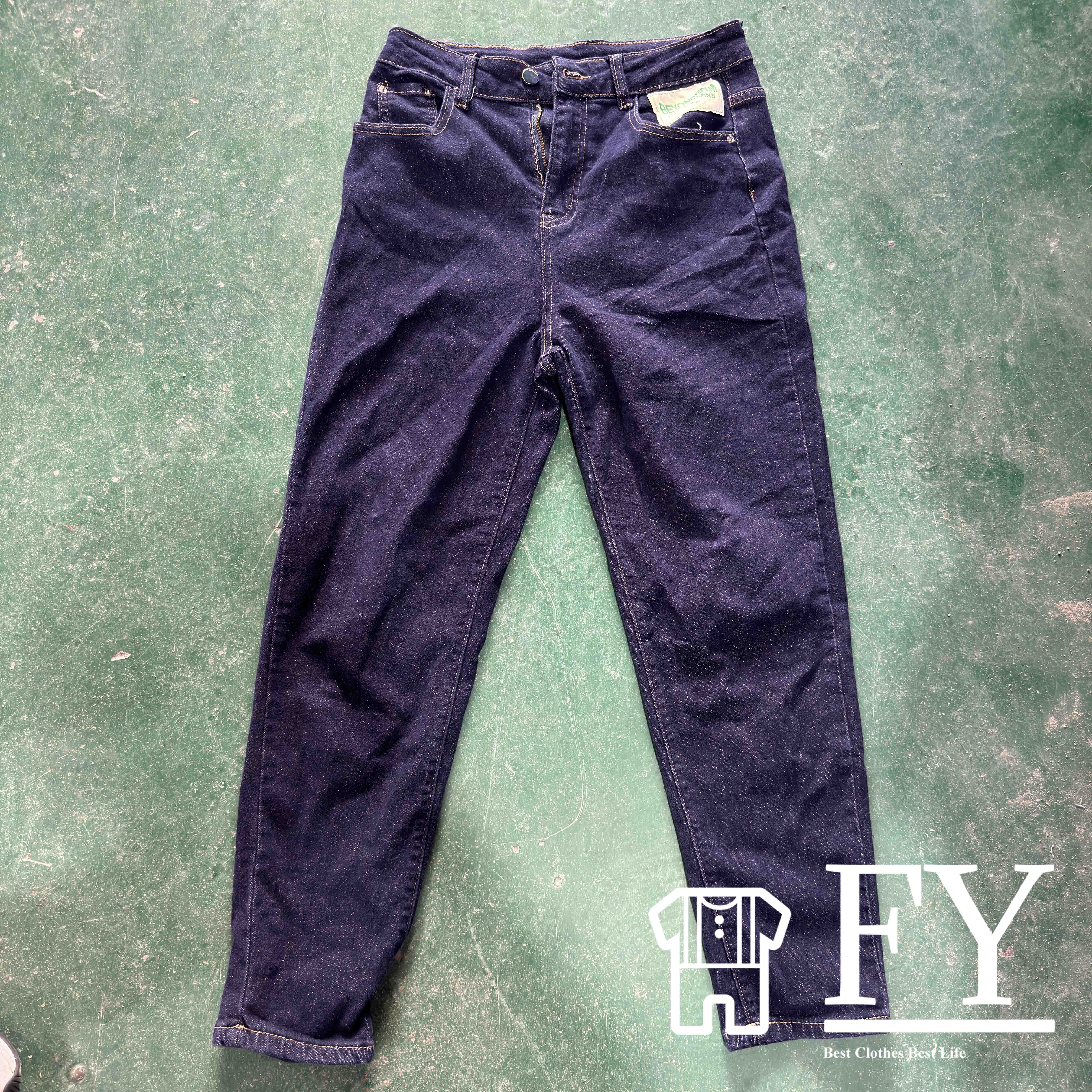 FengYang Jeans Used Clothes for Bales Used Jeans for Men Women Men Children Adult Level B Factory Outlet