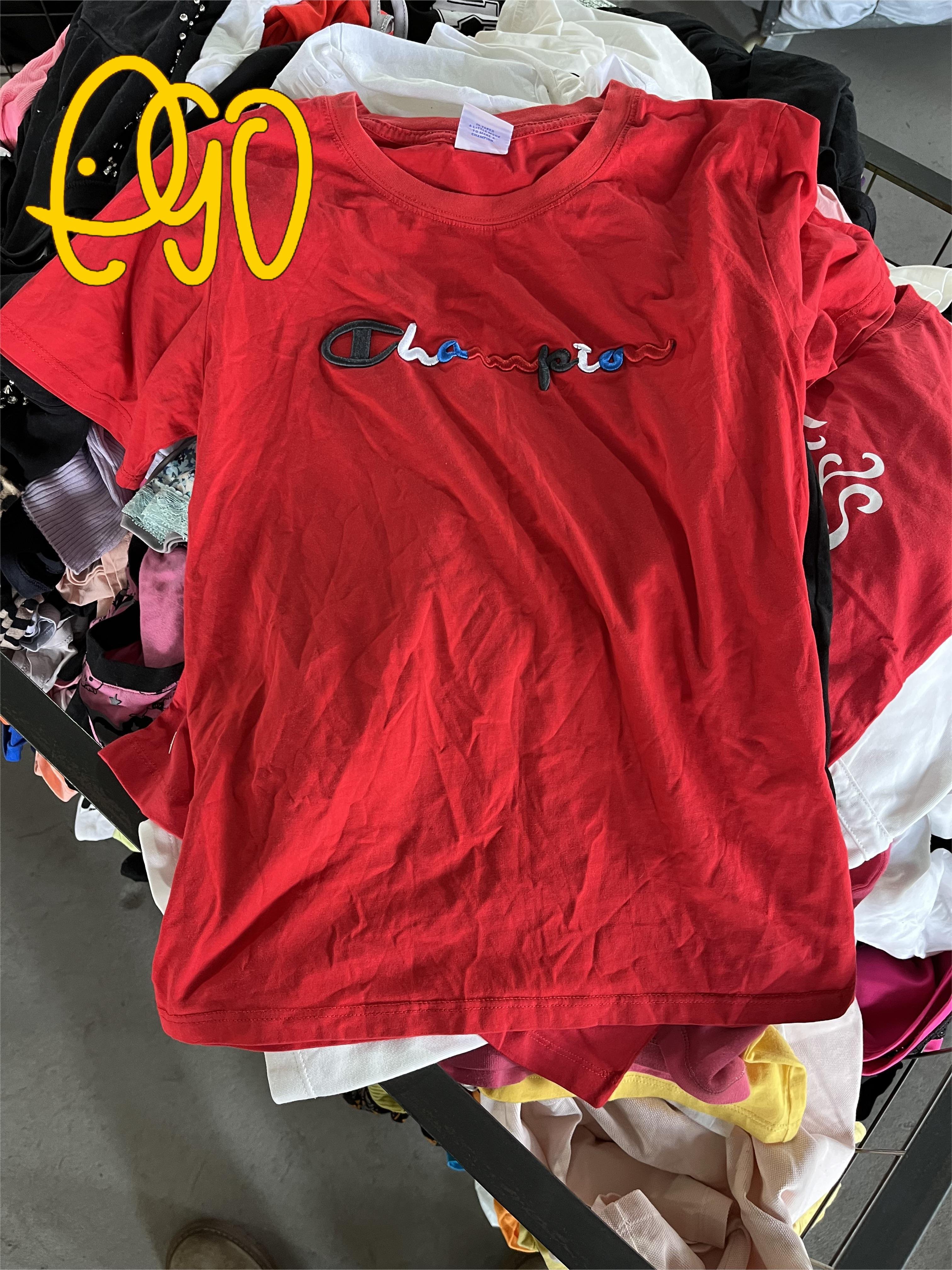 Lowest s price factory second hand adult Woman's Short Sleeves T-shirts Used clothes bales Used Summer clothes