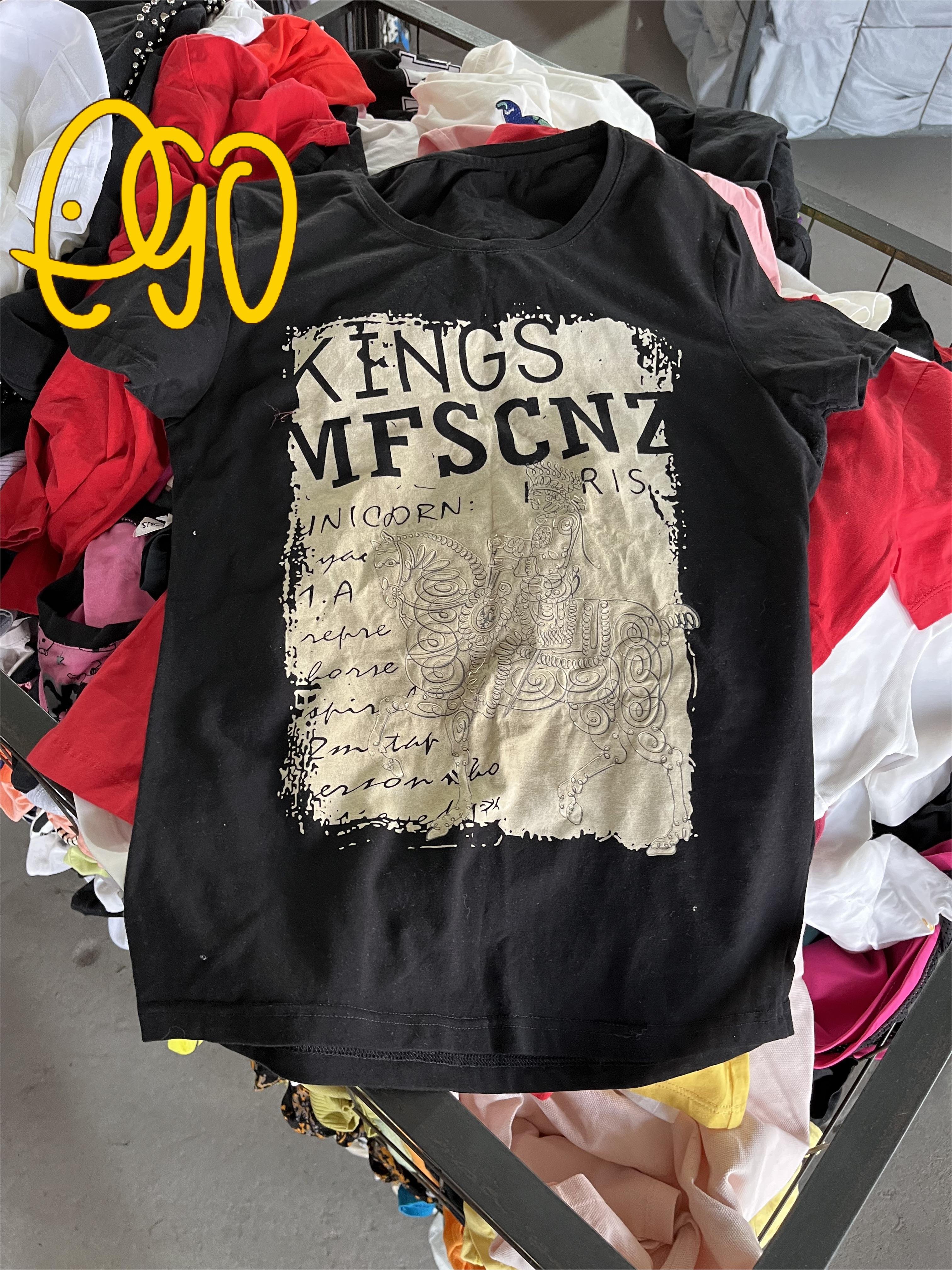 Lowest s price factory second hand adult Woman's Short Sleeves T-shirts Used clothes bales Used Summer clothes