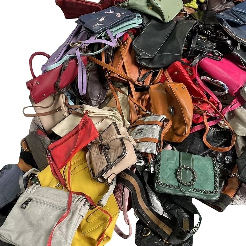 Used clothes second hand handbags bundle used clothing bags