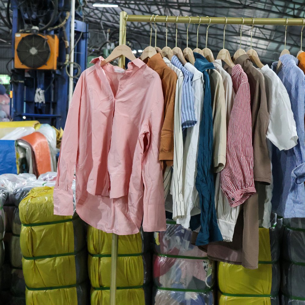 UKAY Lady Super Thrift Cotton Blouse Top Low Price Wholesale Bales for Adults Summer Clothing Use Shipped Philippines Warehouse