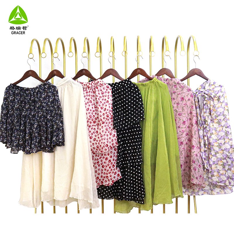 Cheap Thrift Used Jeans Skirt Pacas De Ropa Usada Used Clothing Bales Mix Bulk Dress Bale Clothes Apparel Stock