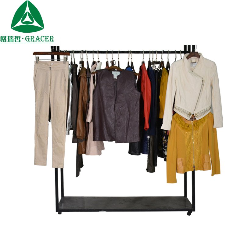 Second Hand Clothes Good Quality Leather Jacket Brand Used Clothes Used Clothing for Sale