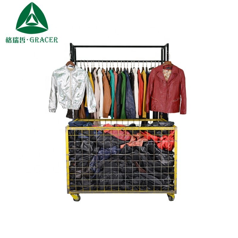 Second Hand Clothes Good Quality Leather Jacket Brand Used Clothes Used Clothing for Sale